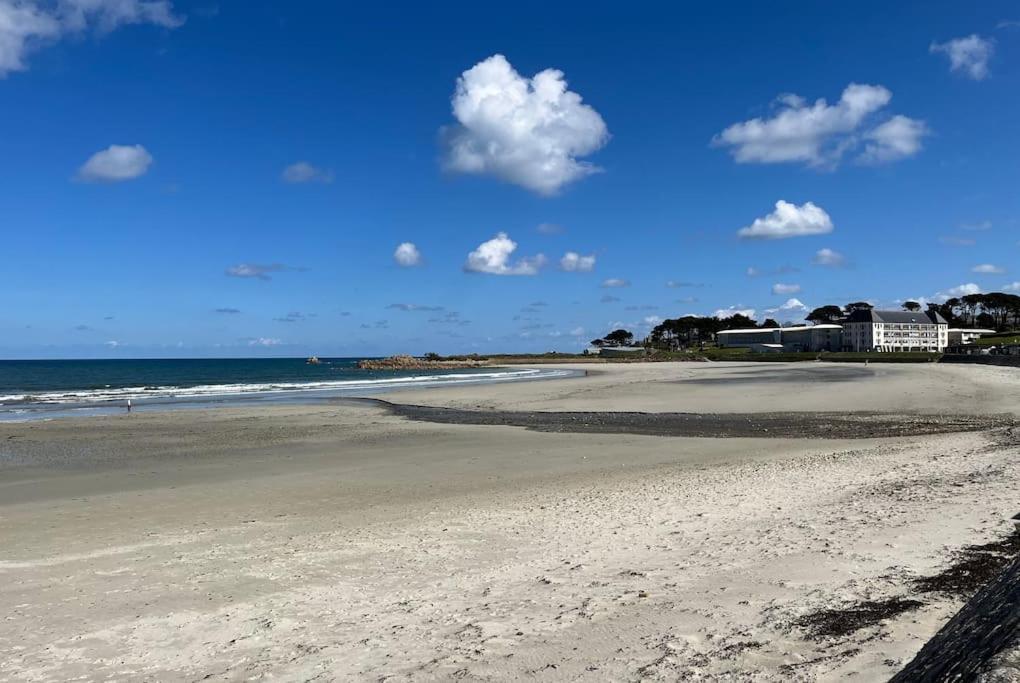 Duplex Vue Sur La Grande Plage De Trestel Villa Trévou-Tréguignec Exterior foto