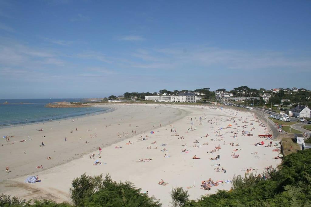 Duplex Vue Sur La Grande Plage De Trestel Villa Trévou-Tréguignec Exterior foto